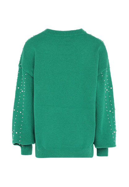 faina Women's Sweater With Pearl