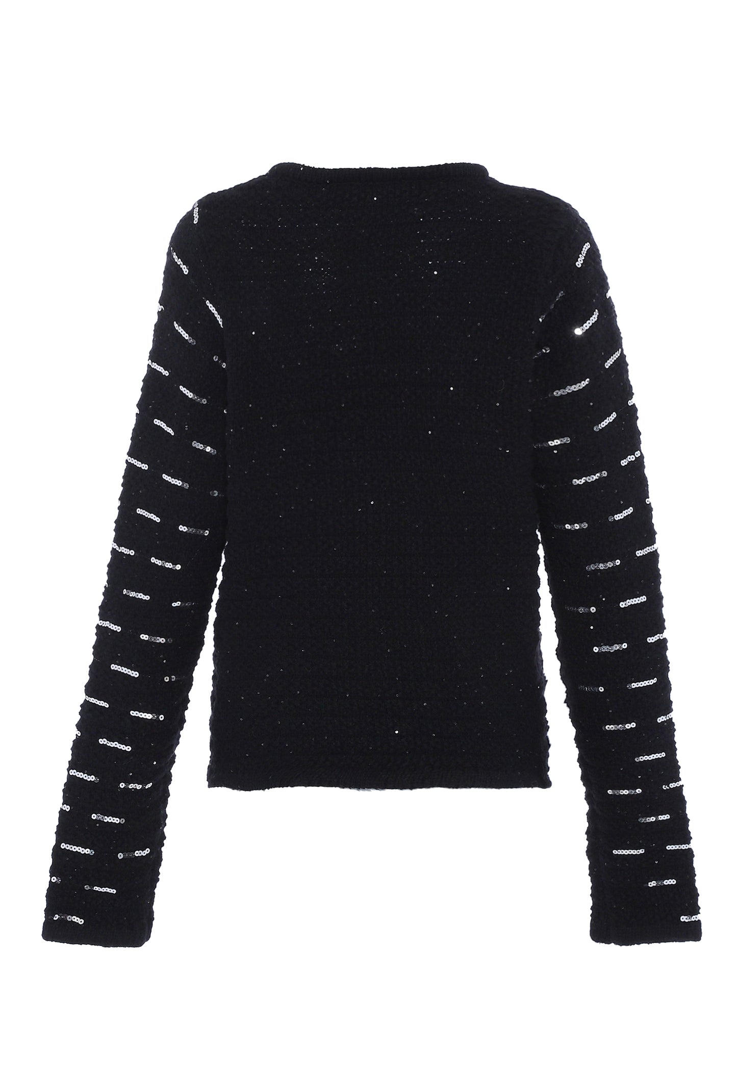 faina Damen Strickjacke mit Pailletten
