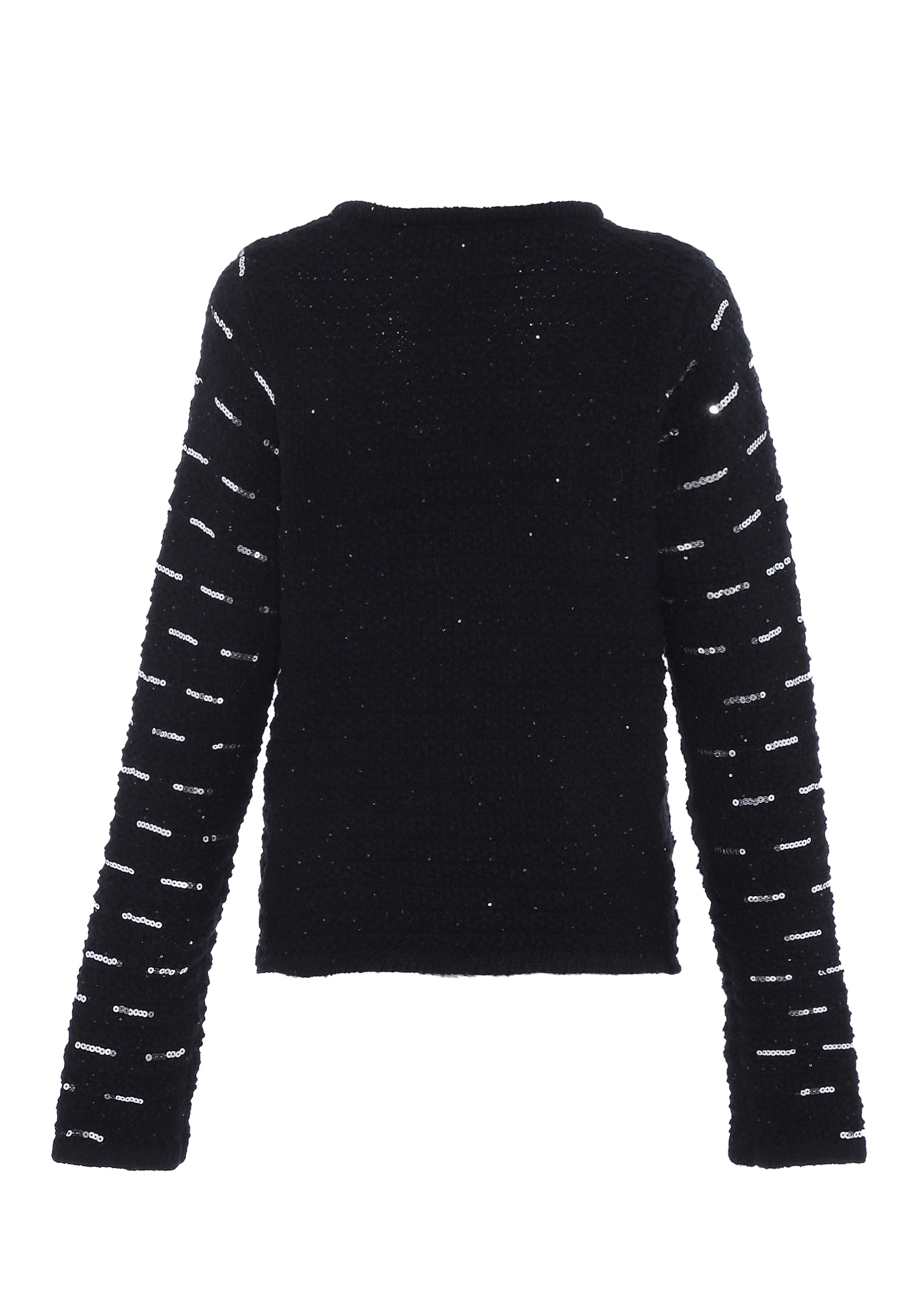 faina Damen Strickjacke mit Pailletten