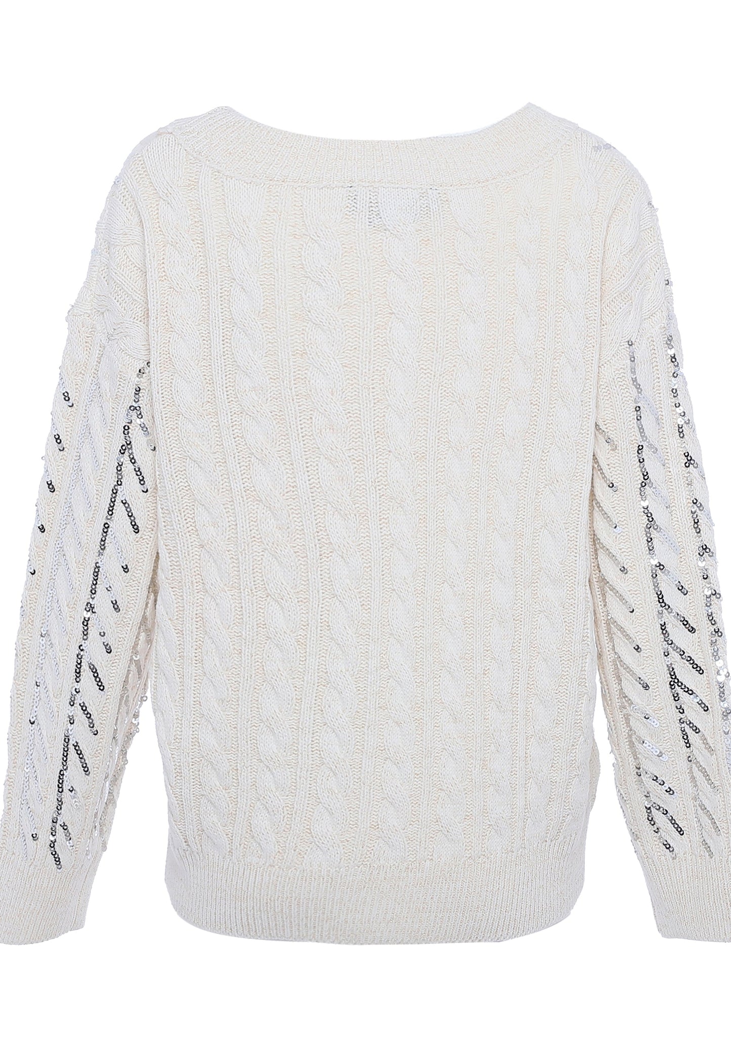 Faina Women's Knitted Sweater With Sequins