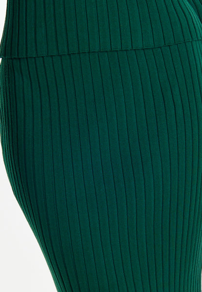 Faina Women's Skirt With A Ribbed Knit Look
