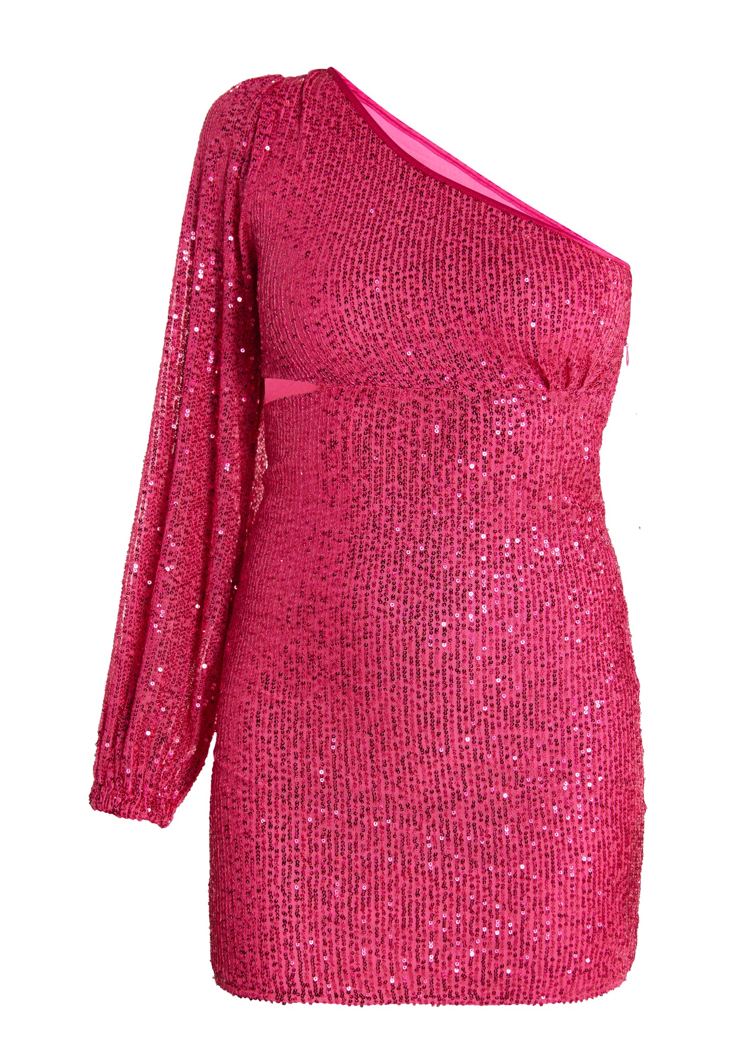 faina One Shoulder-Minikleid