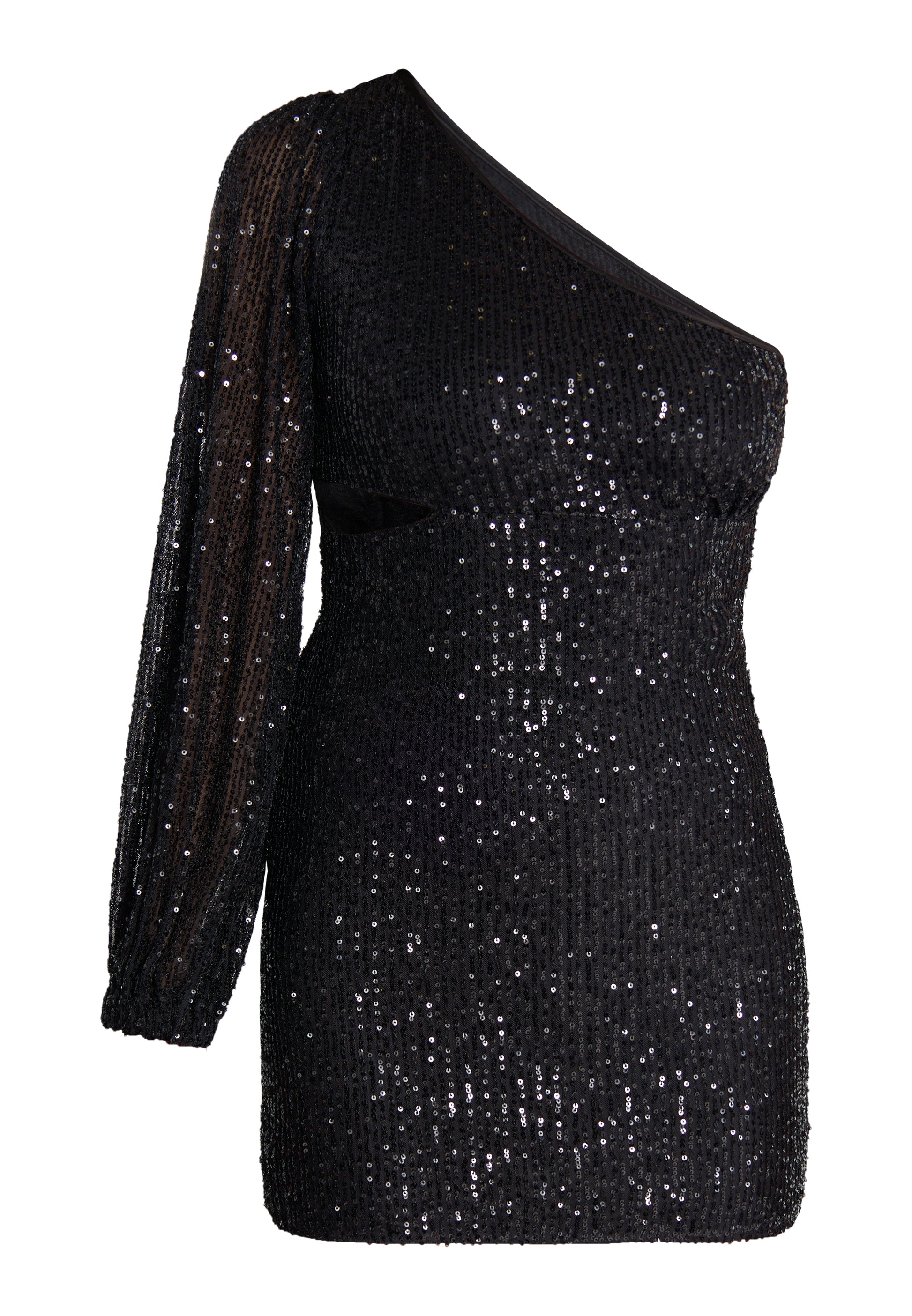 faina One Shoulder-Minikleid
