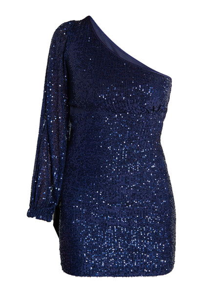 faina One Shoulder-Minikleid