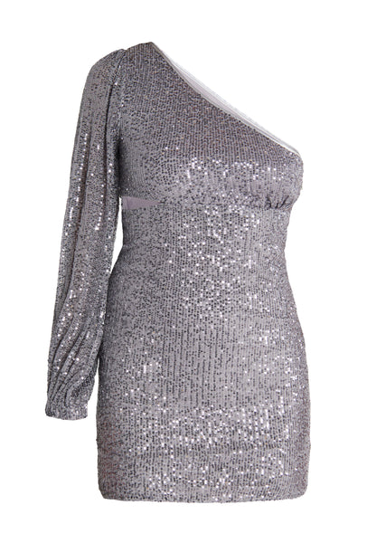 faina One Shoulder-Minikleid