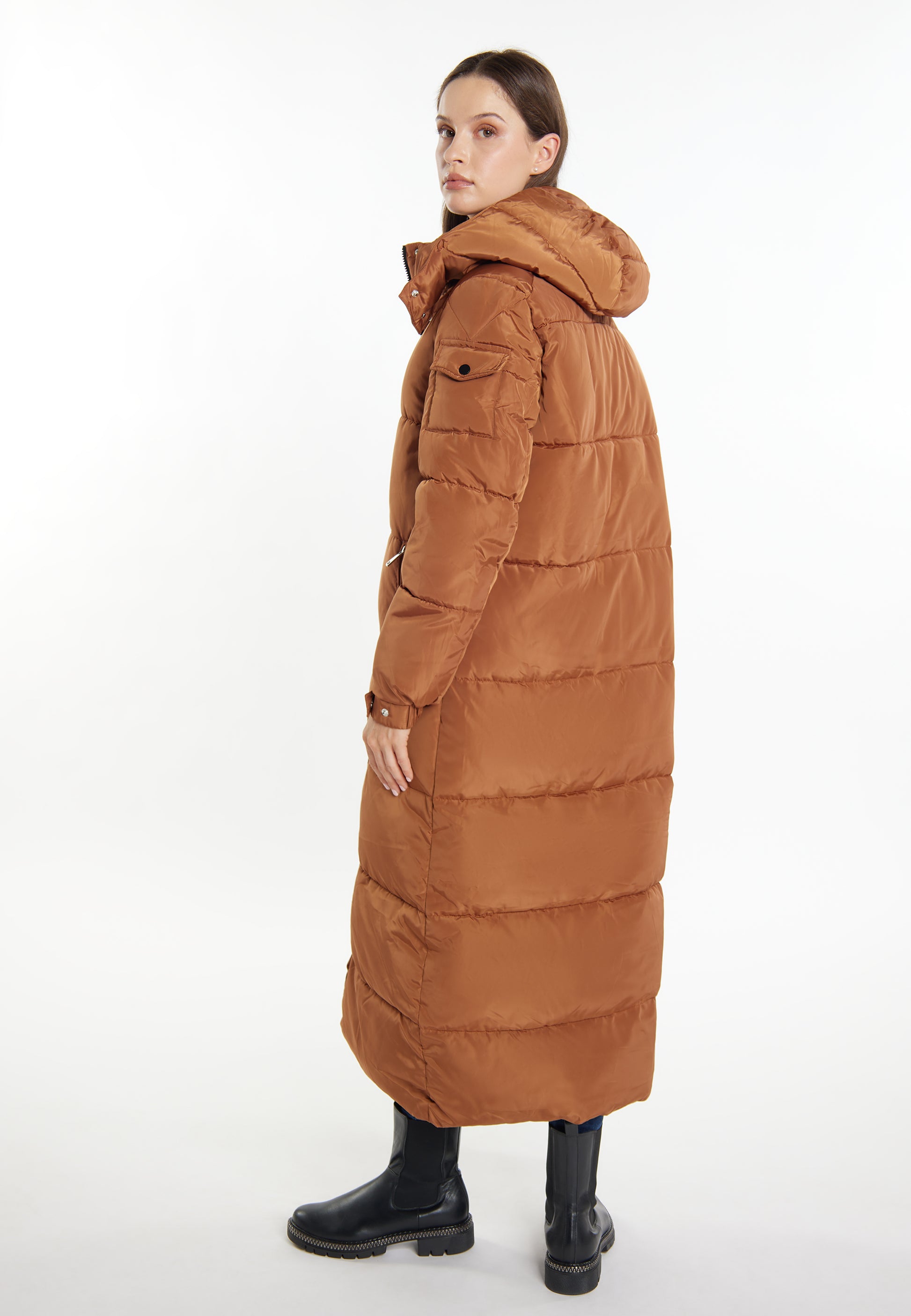 Minya Women's Long Quilted Coat