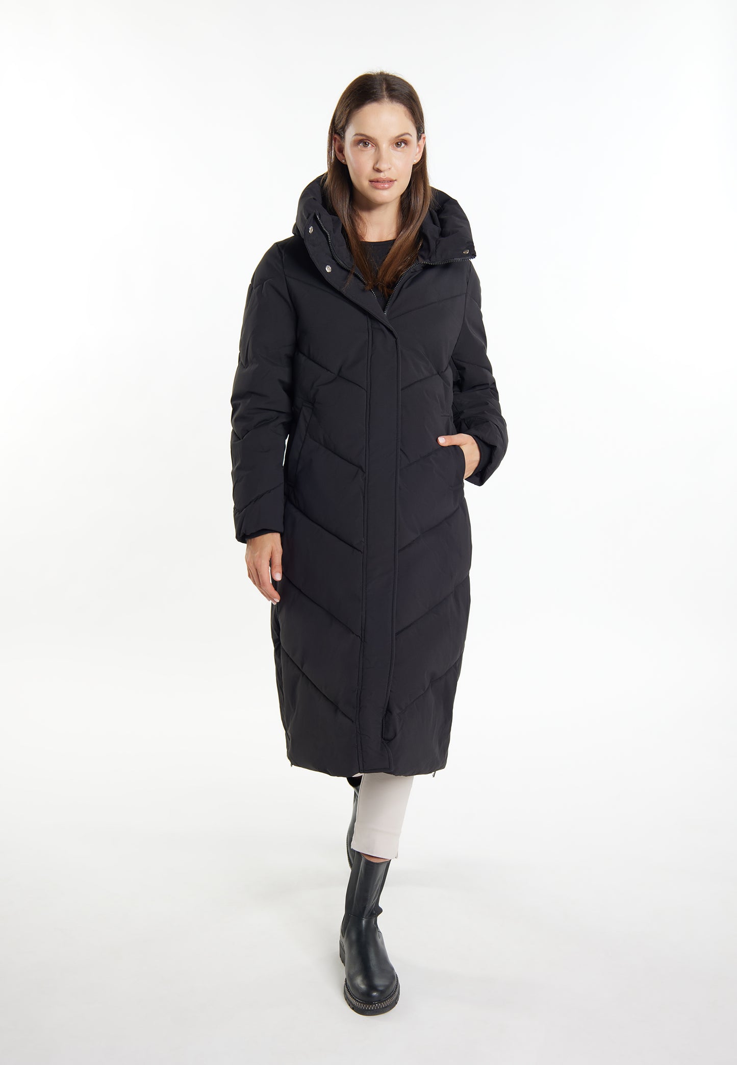 Wais Women's Long Quilted Coat