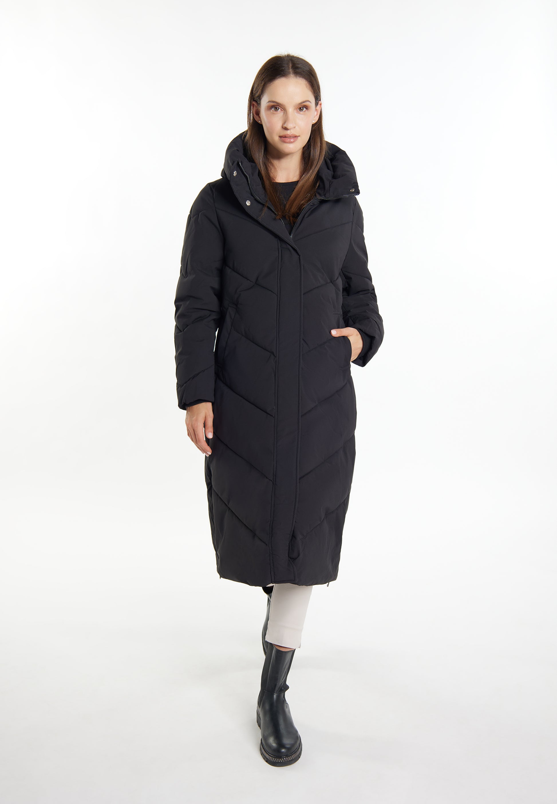 Wais Women's Long Quilted Coat