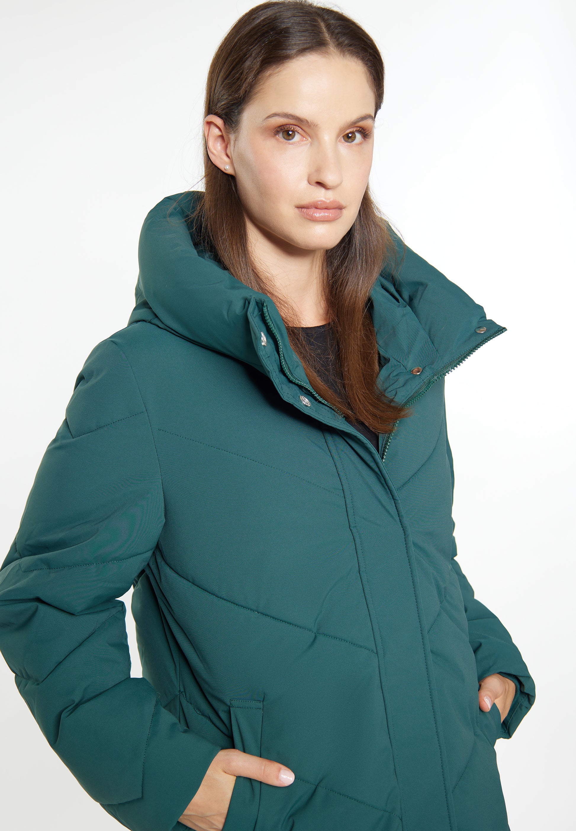 Wais Women's Long Quilted Coat