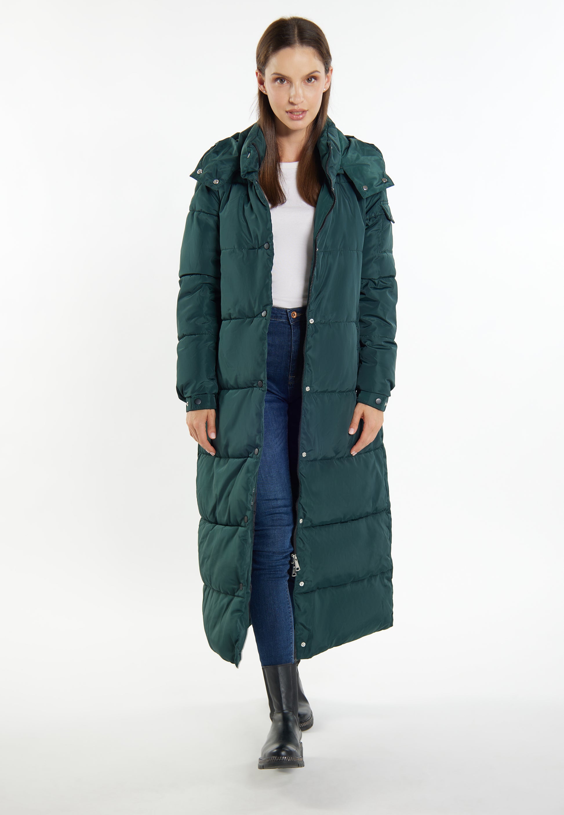 Wais Women's Long Quilted Coat