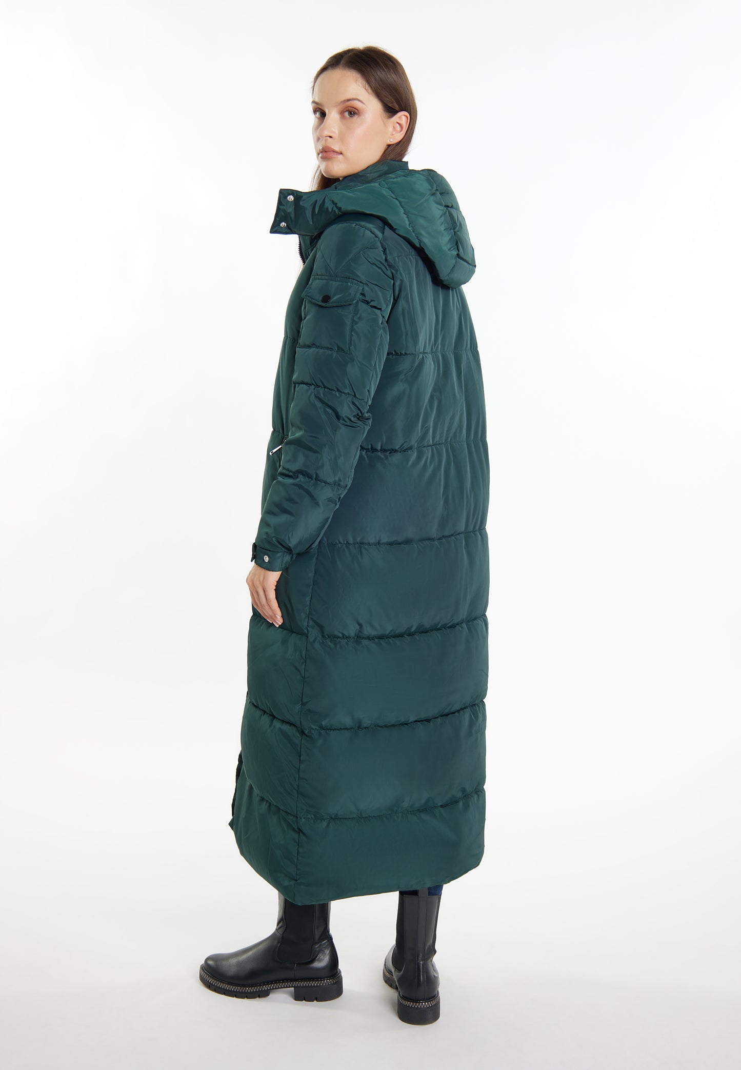 Minya Women's Long Quilted Coat