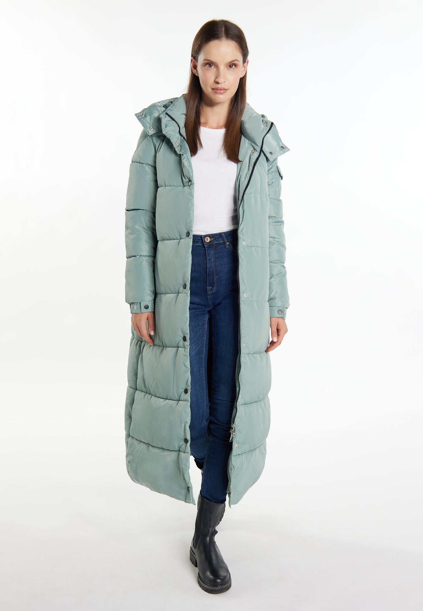 Wais Women's Long Quilted Coat