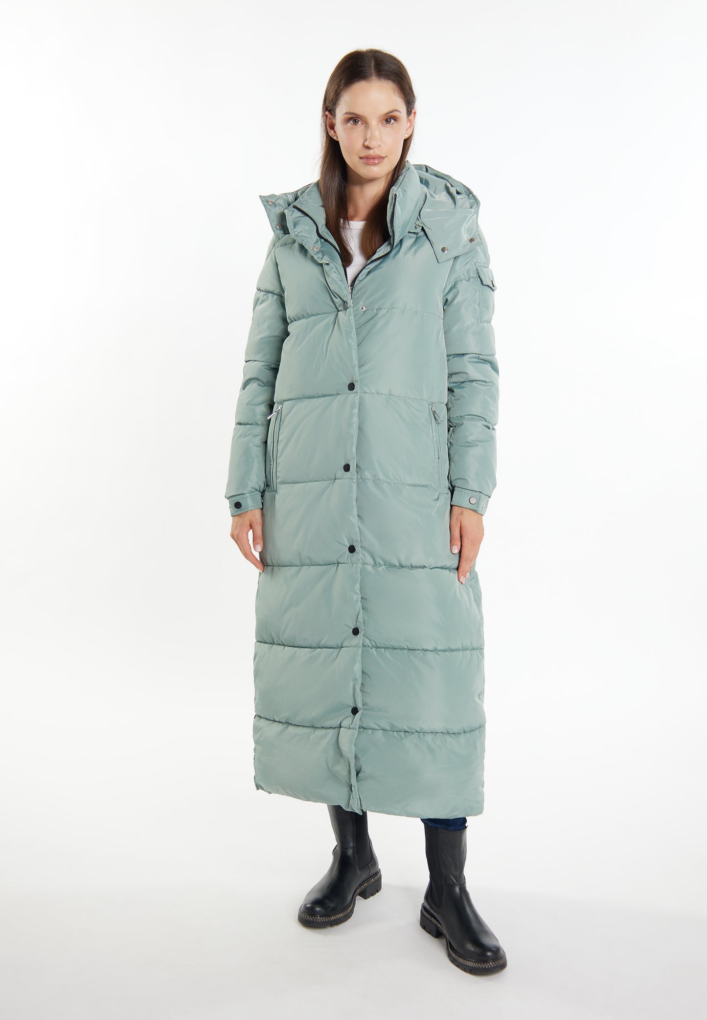 Wais Women's Long Quilted Coat