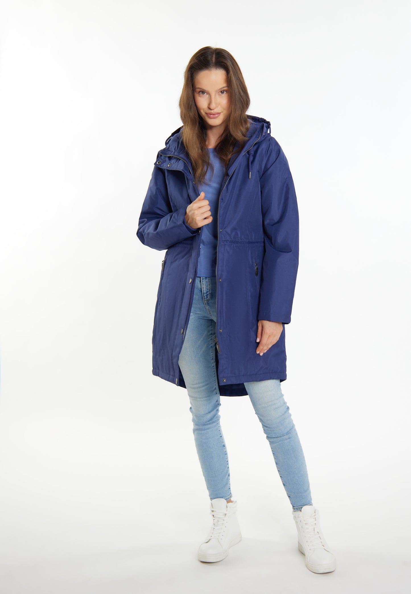 usha BLUE LABEL Damskie krótkie spodenki z podszewką płaszcz