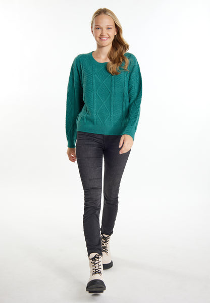 myMo Damen-Strickpullover