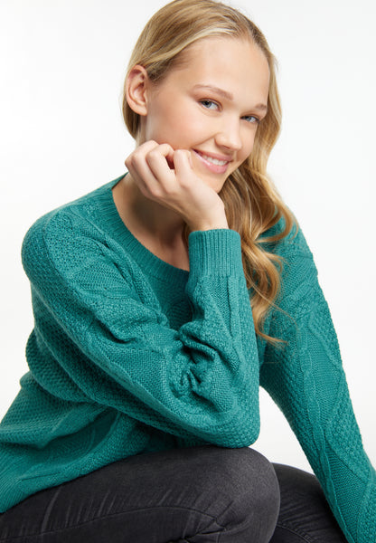 myMo Damen-Strickpullover