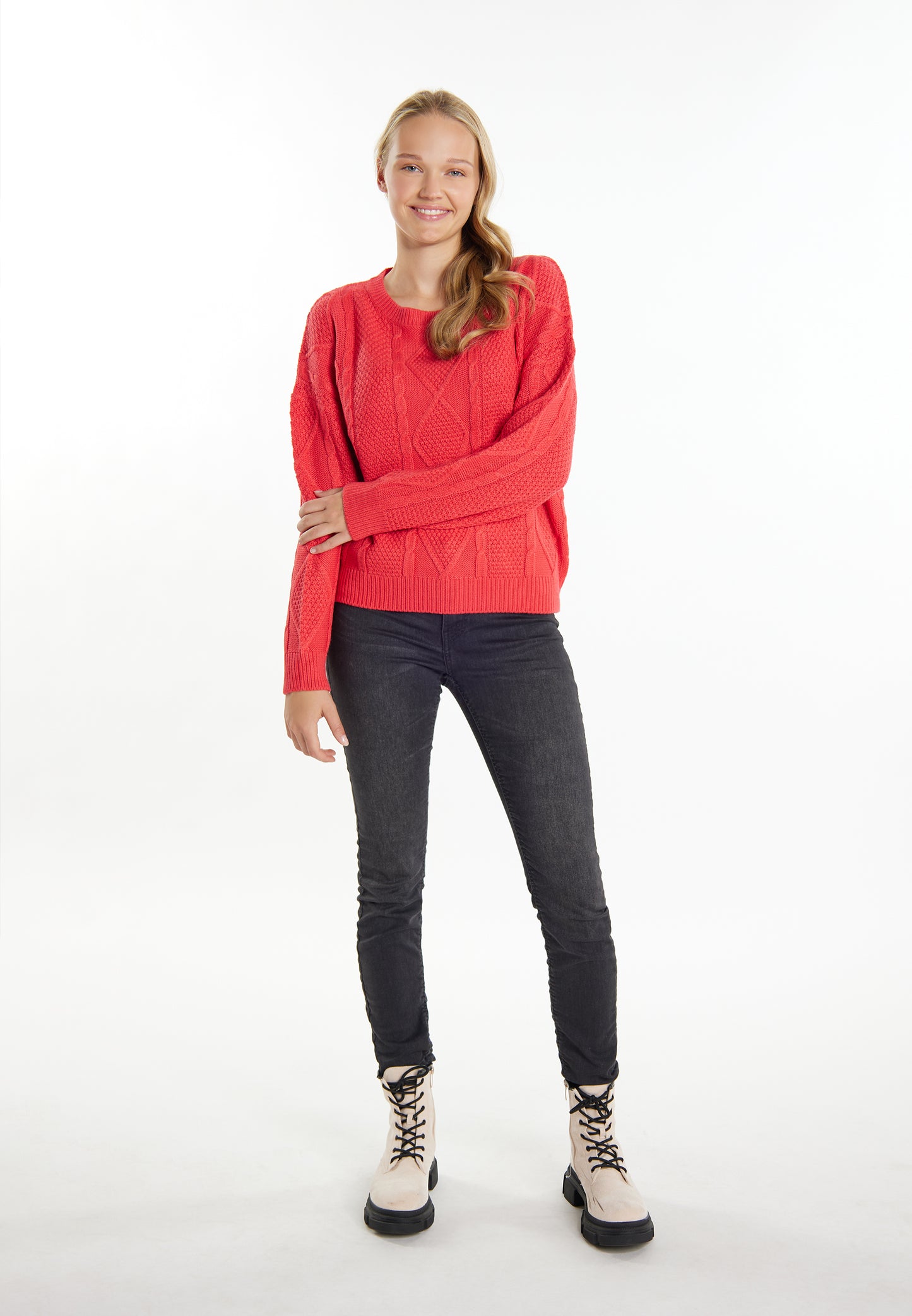 myMo Damen-Strickpullover