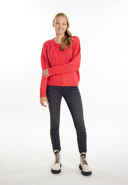 myMo Damen-Strickpullover