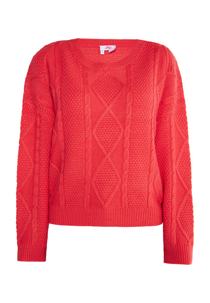 myMo Damen-Strickpullover