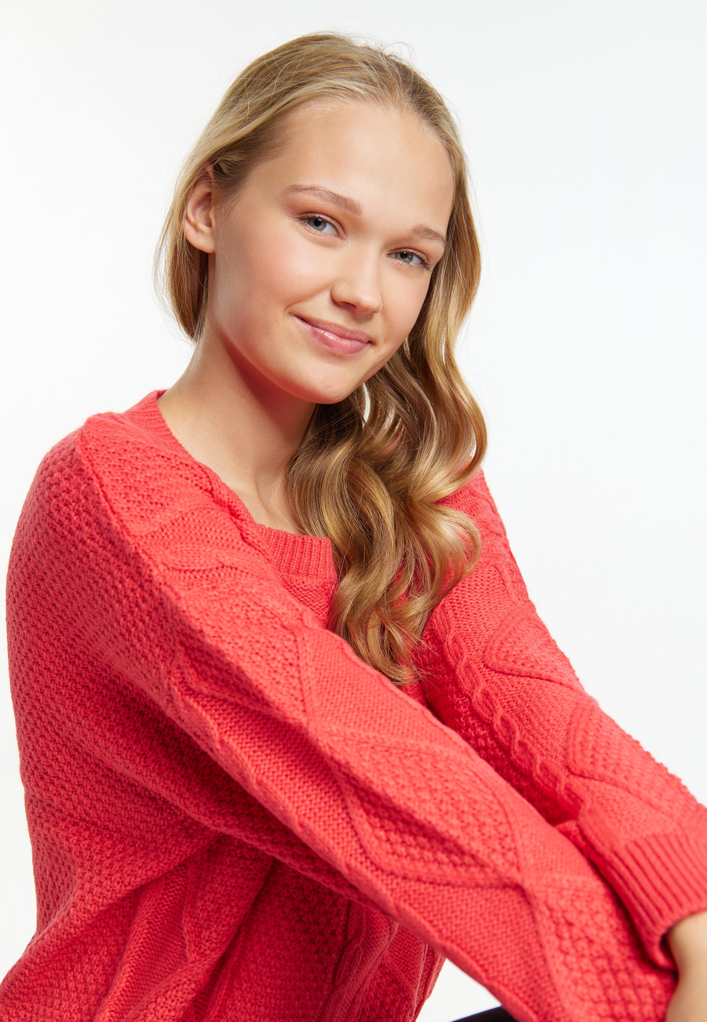 myMo Damen-Strickpullover