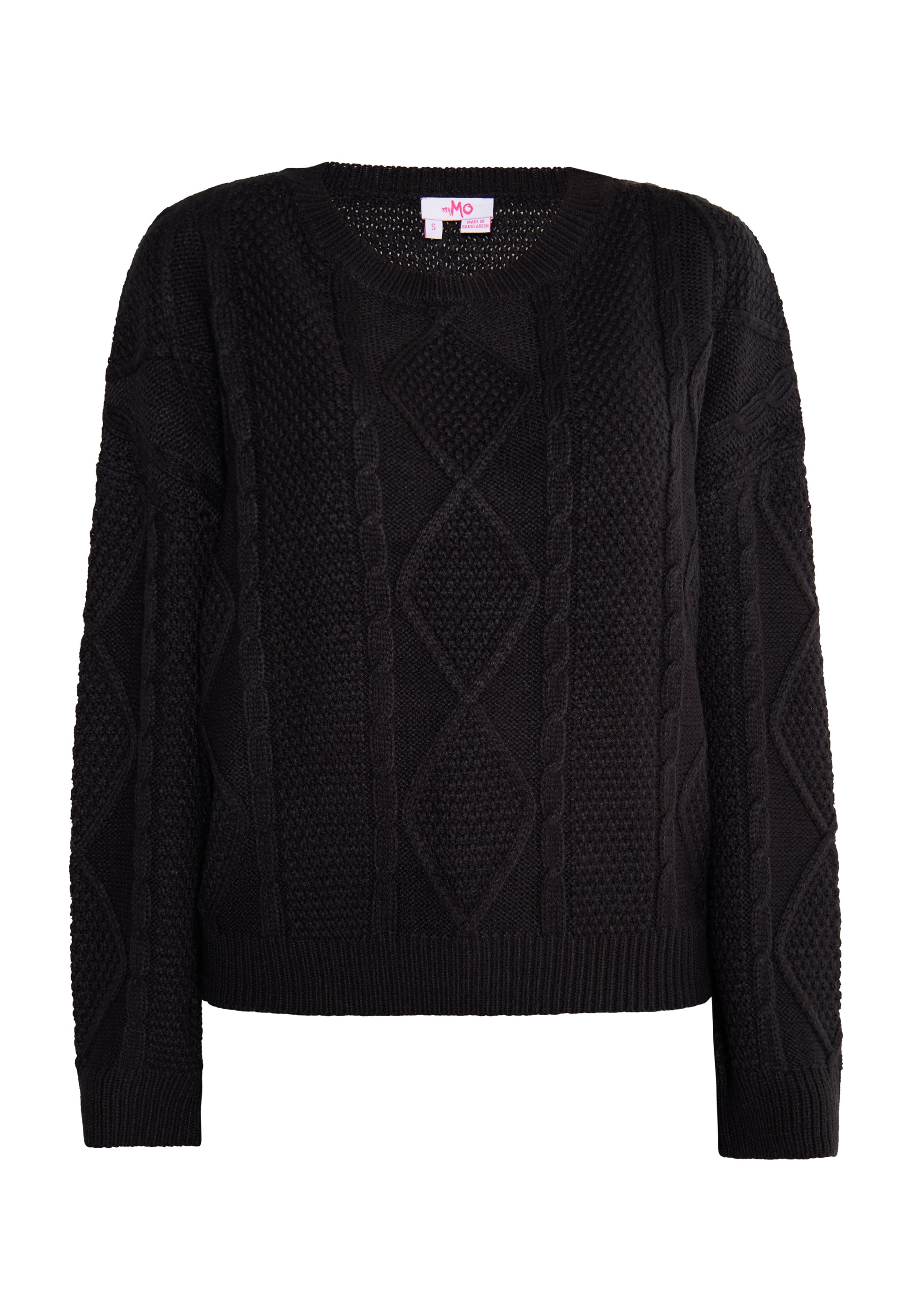 myMo Damen-Strickpullover