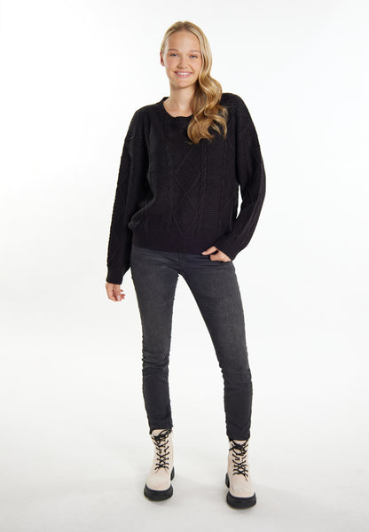 myMo Damen-Strickpullover