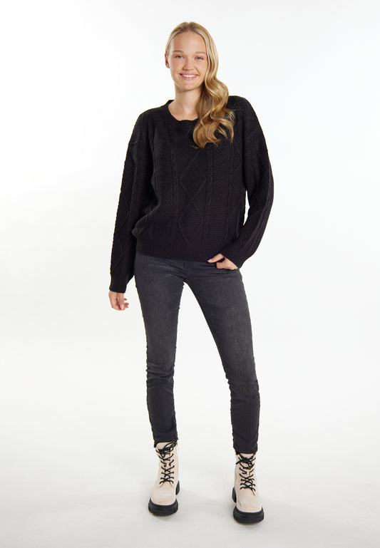 myMo Damen-Strickpullover