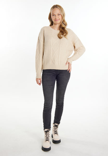 myMo Damen-Strickpullover