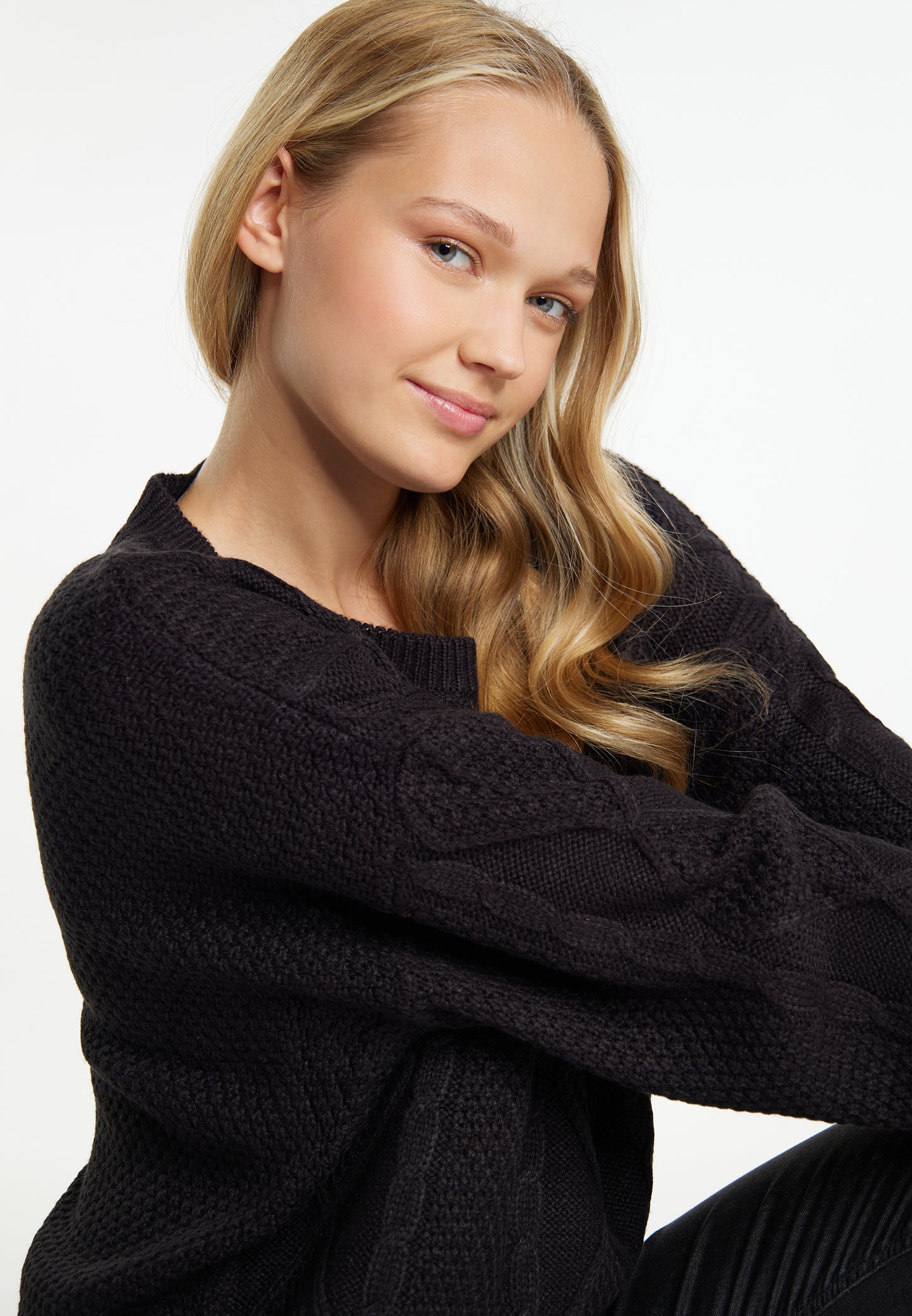 myMo Damen-Strickpullover