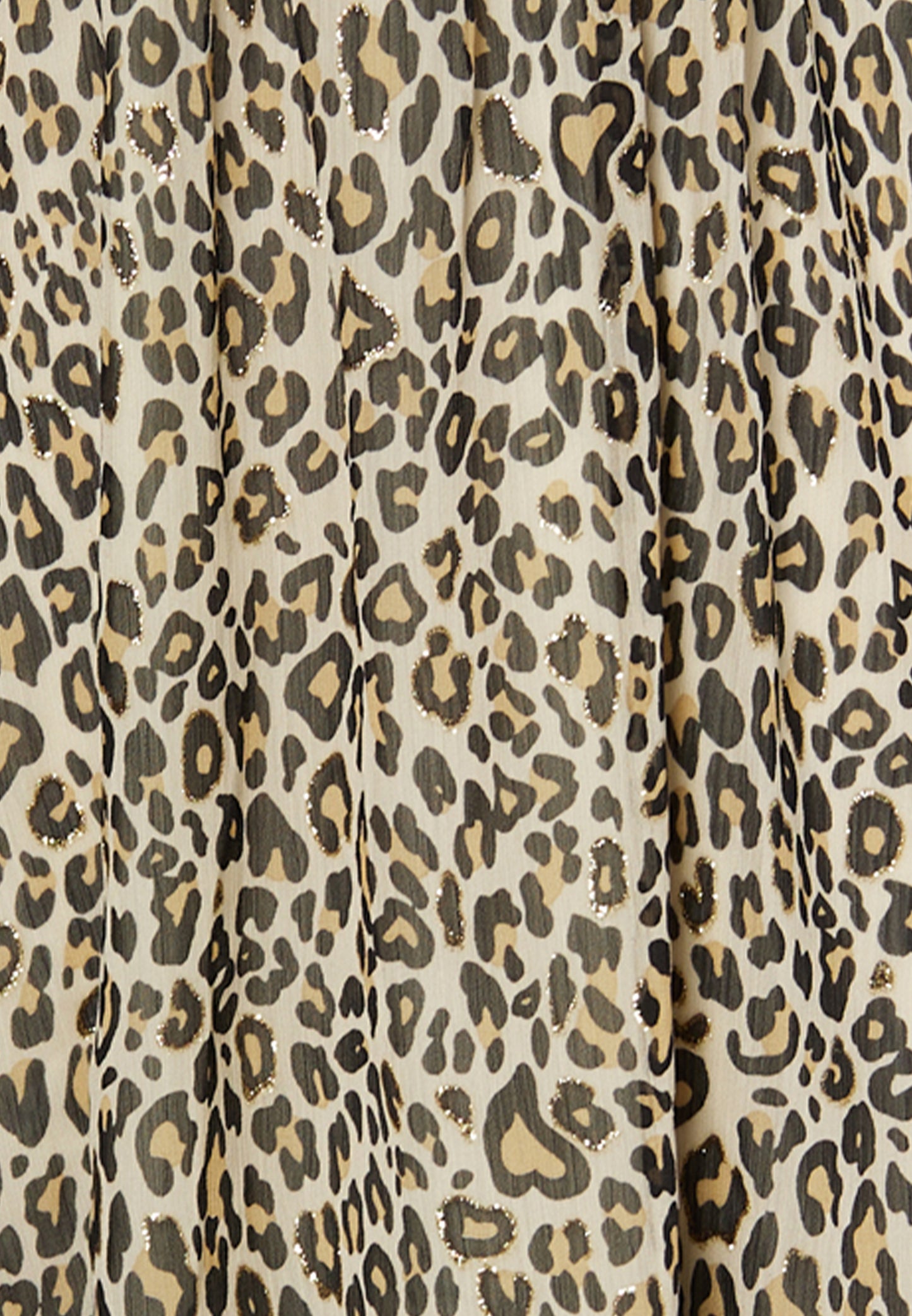 faina Damen Minikleid mit Leopardenmuster