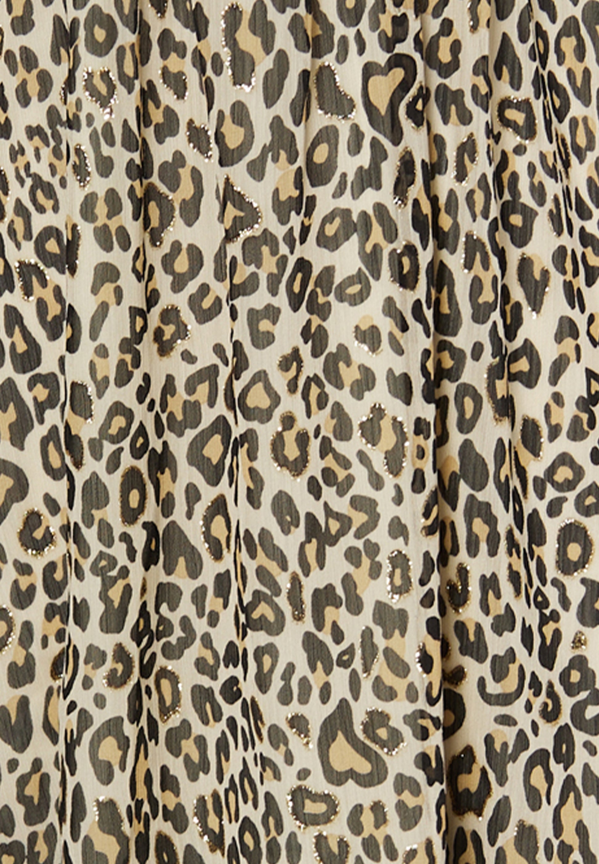 faina Damen Minikleid mit Leopardenmuster