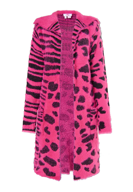 myMo Damen-Strickjacke