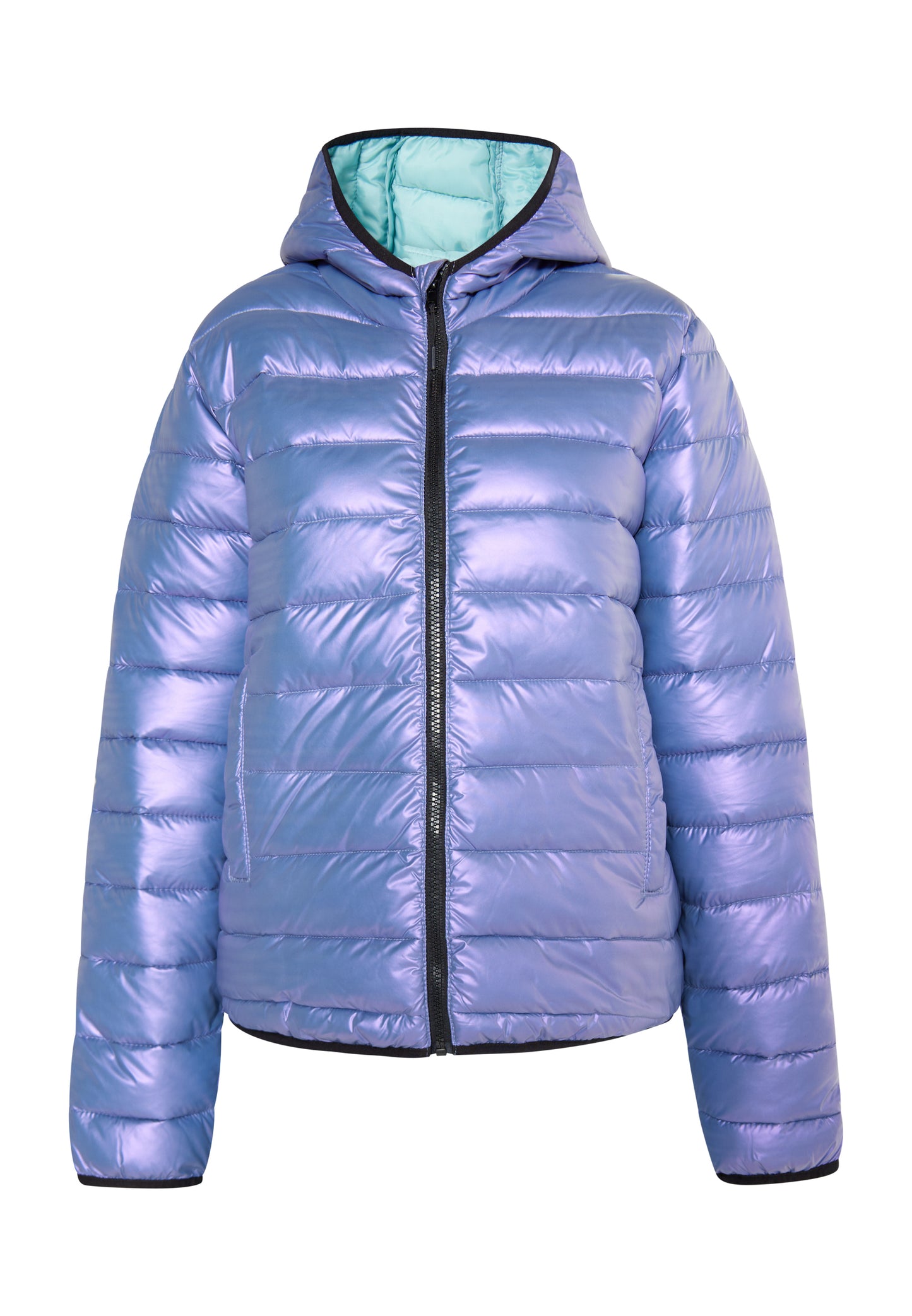 myMo Glänzende Steppjacke für Damen