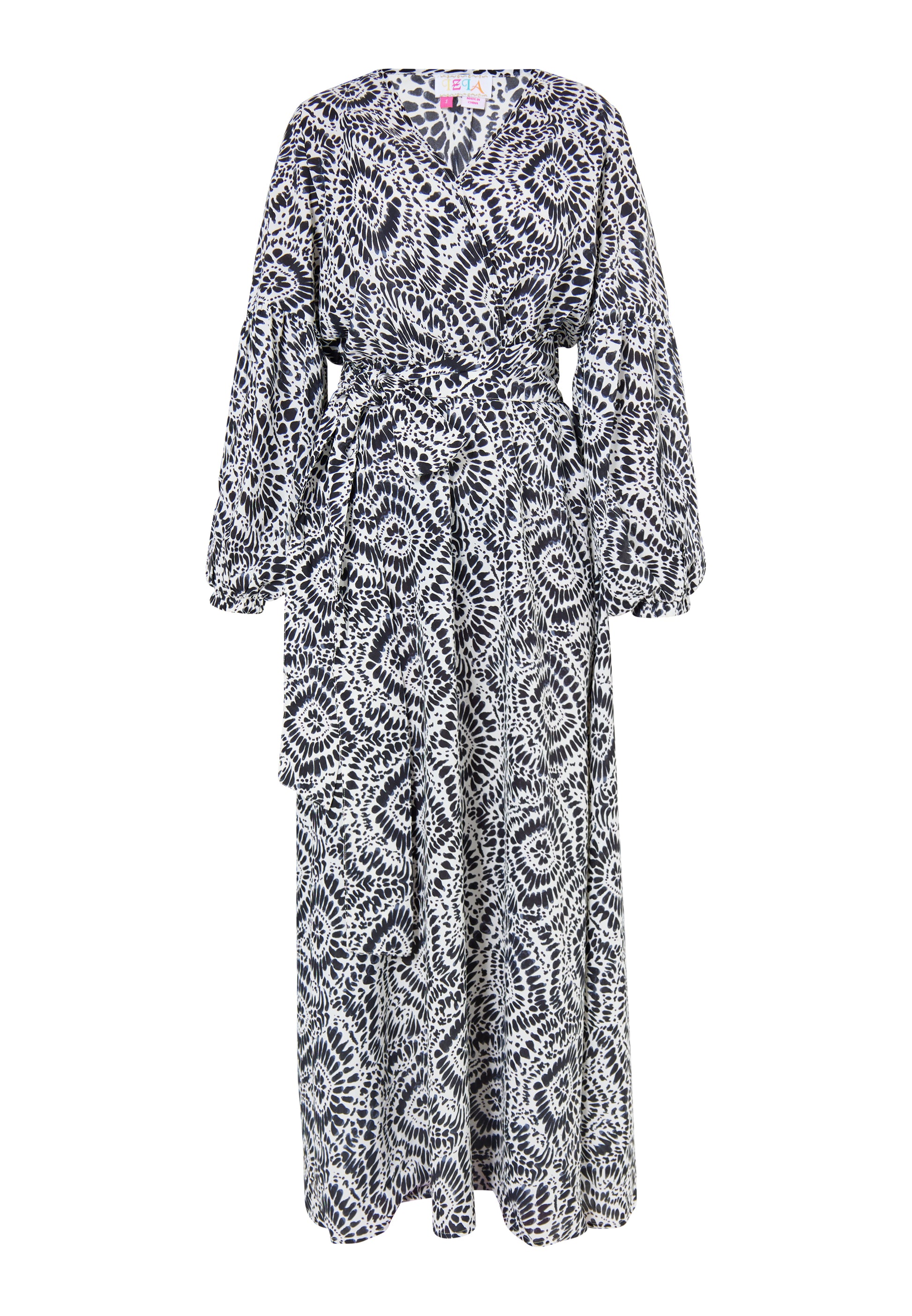 IZIA Women's Maxi Dress With Print