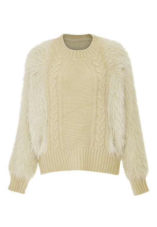 Dziany sweter damski POOMI