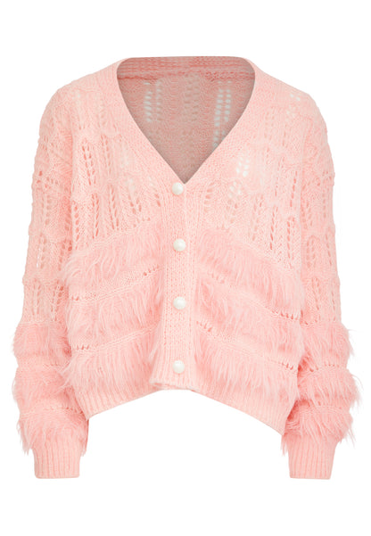 POOMI Damen Strickjacke