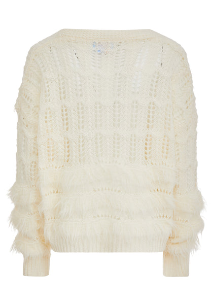 POOMI Damen Strickjacke