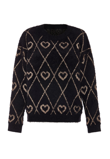Dziany sweter damski ebeeza