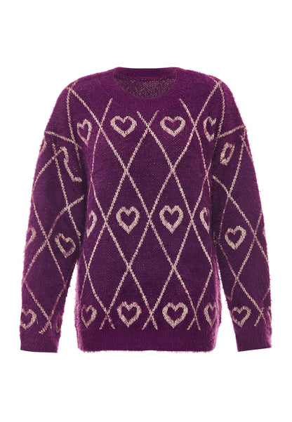 Dziany sweter damski ebeeza