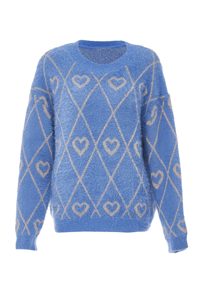 Dziany sweter damski ebeeza