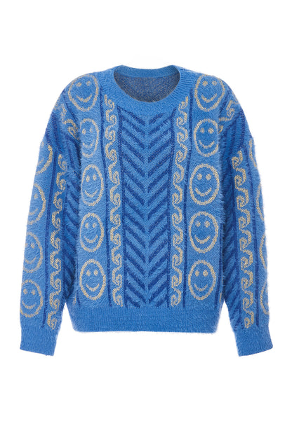 ebeeza Damen Strickpullover