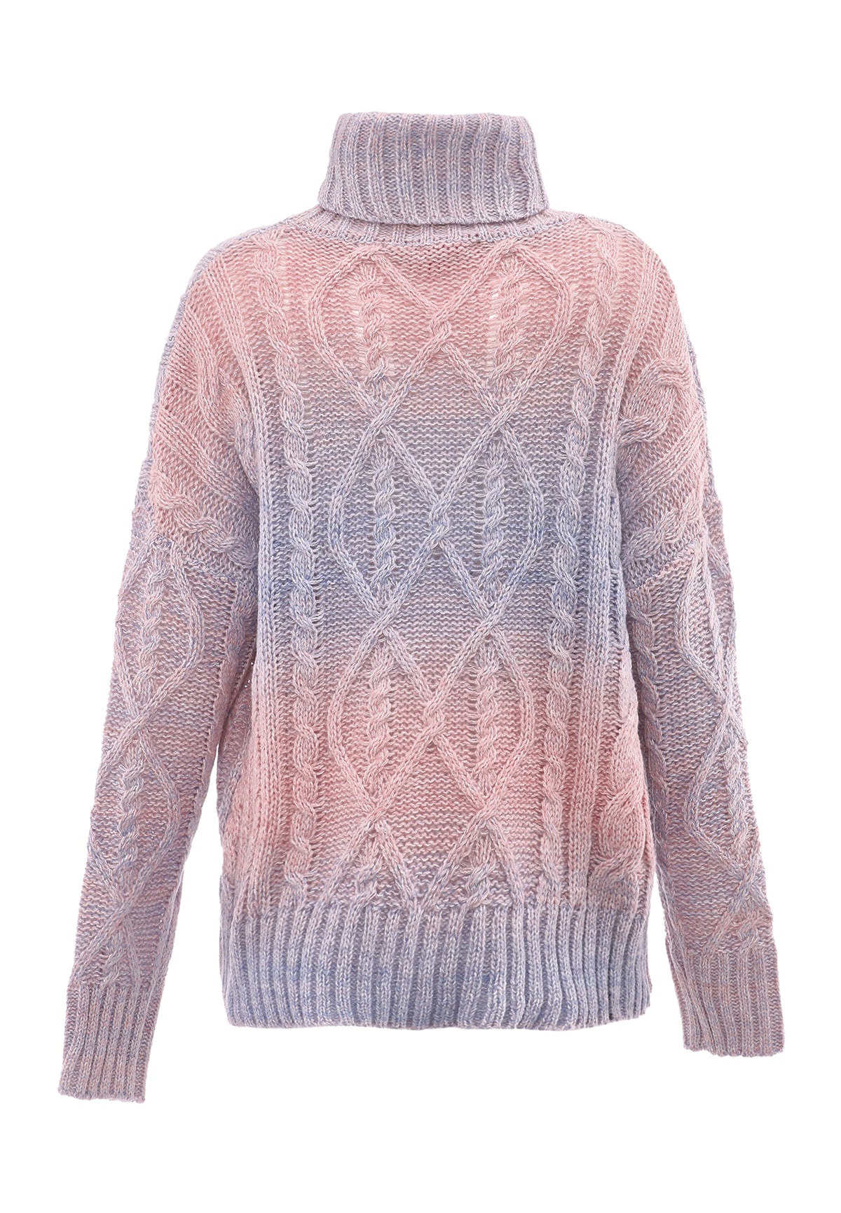 myMo Damen-Rollkragenpullover