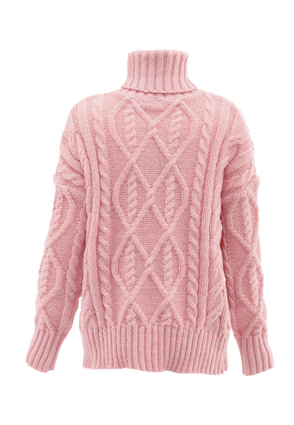 myMo Damen-Rollkragenpullover