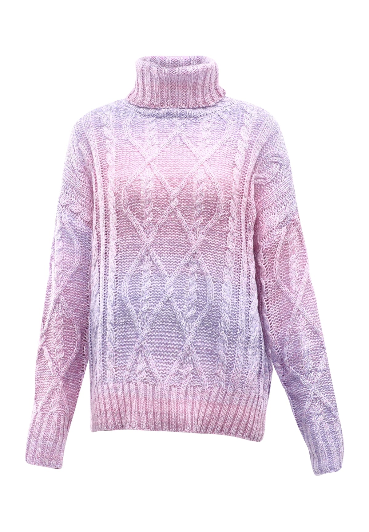 myMo Damen-Rollkragenpullover