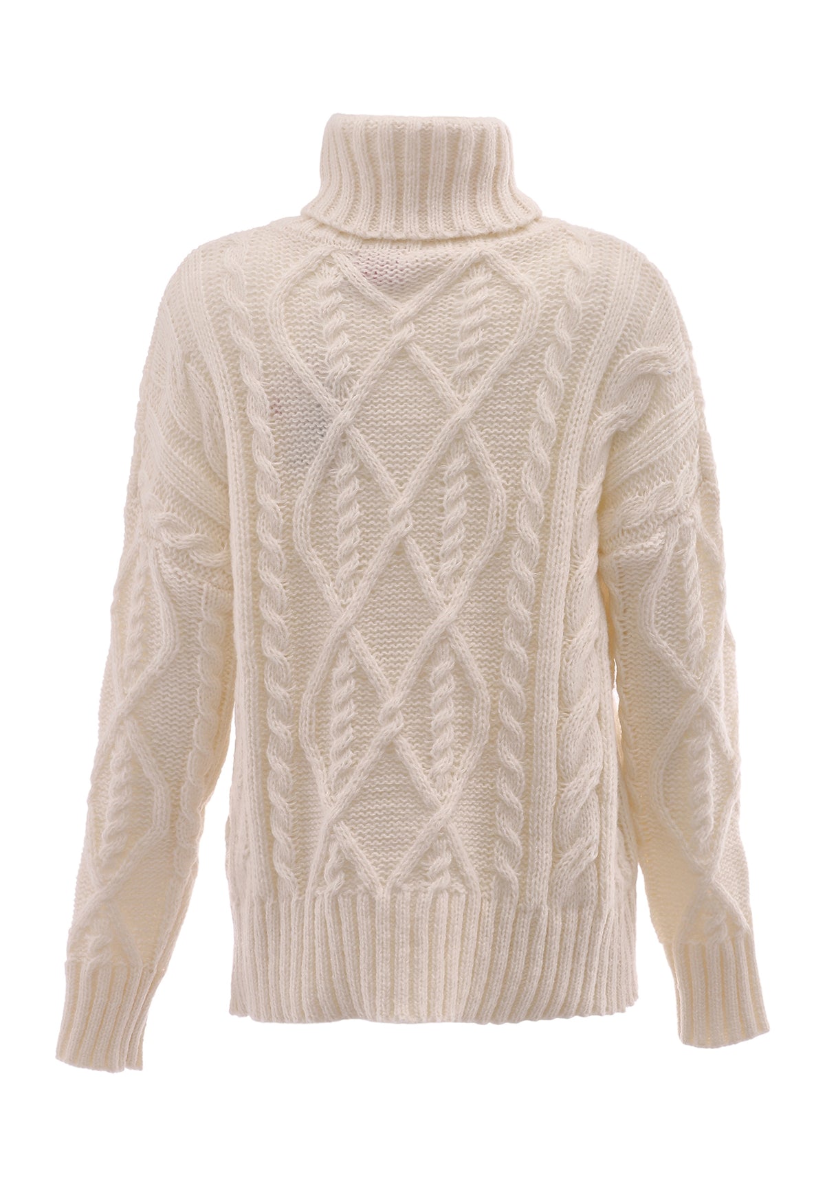 myMo Damen-Rollkragenpullover
