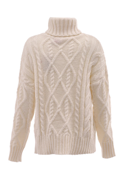 myMo Damen-Rollkragenpullover