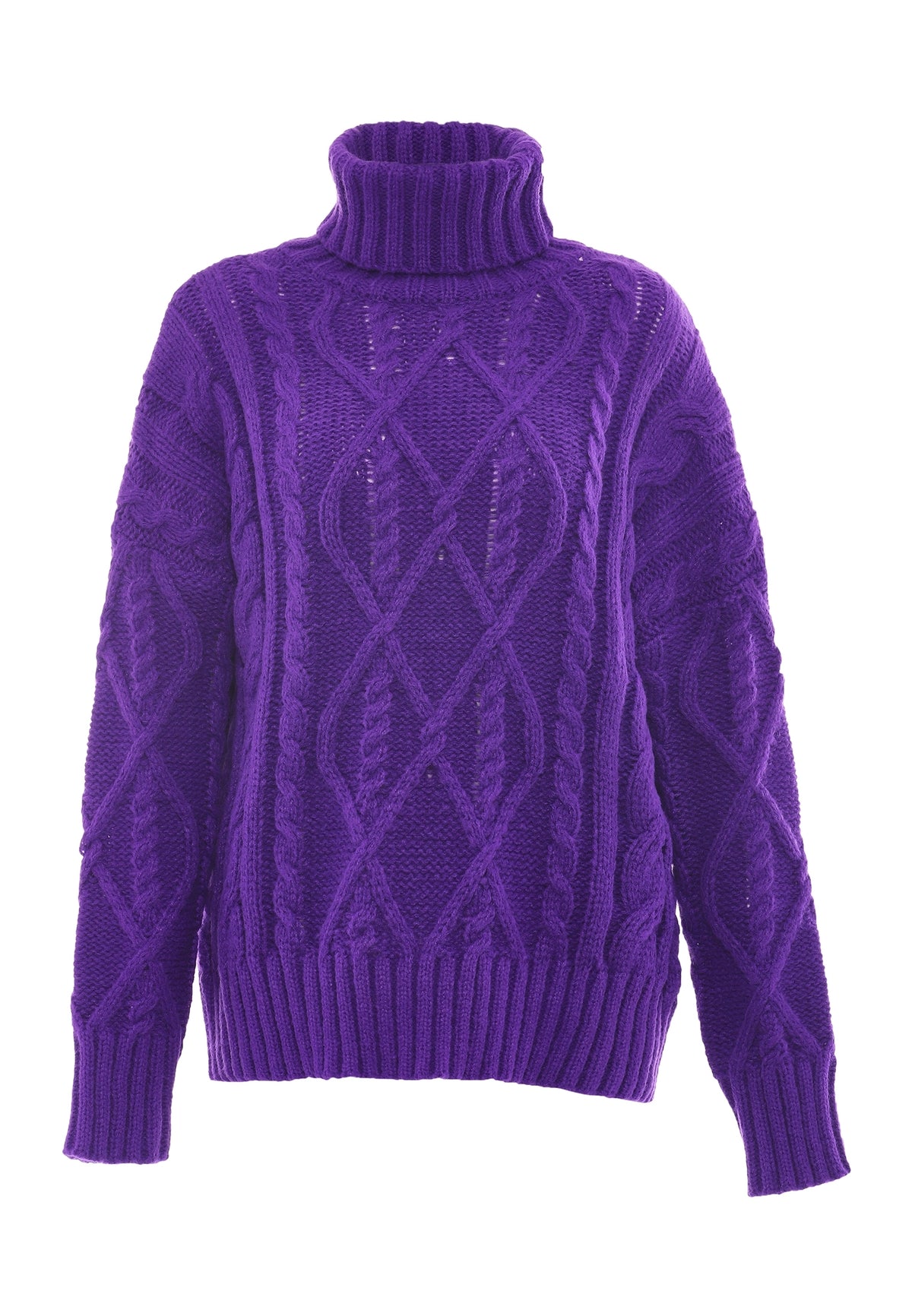 myMo Damen-Rollkragenpullover