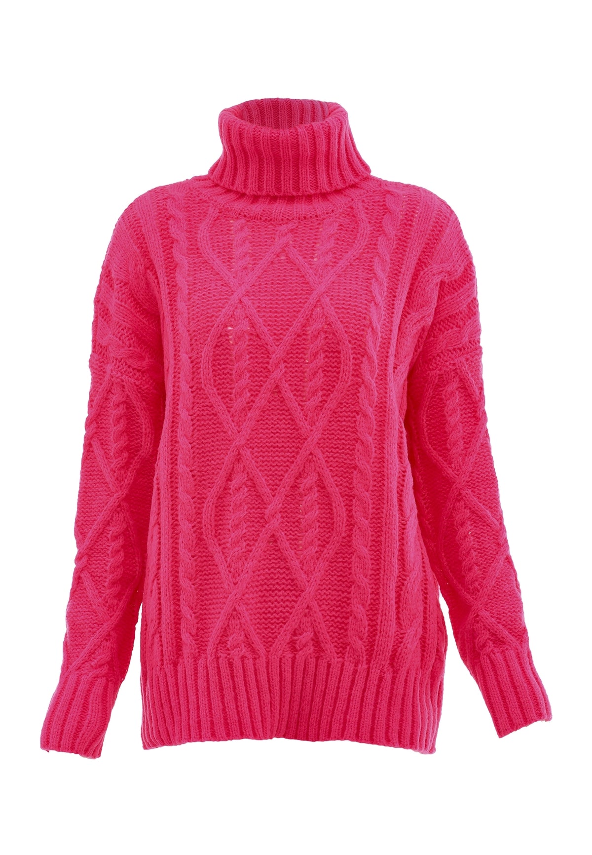myMo Damen-Rollkragenpullover