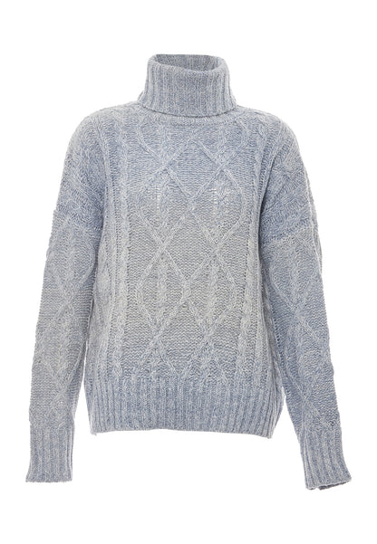 myMo Damen-Rollkragenpullover