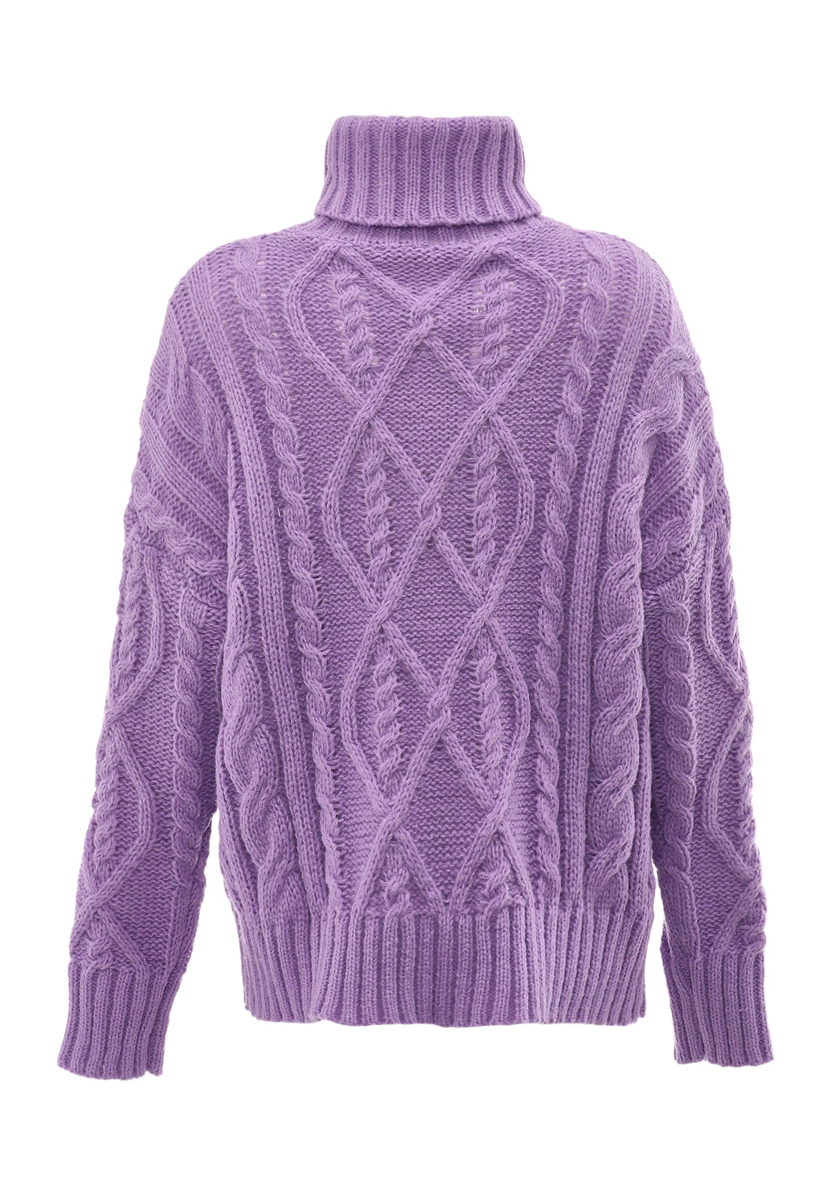 myMo Damen-Rollkragenpullover